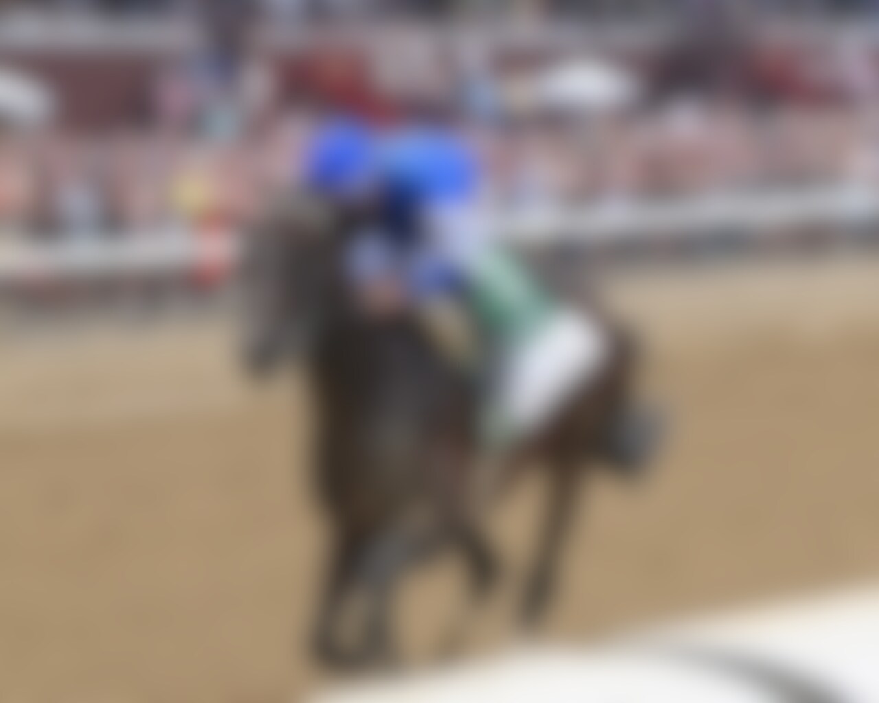 Sovereignty wins the 2025 Jim Dandy at Saratoga.