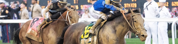 Oaklawn Handicap round three for Sovereignty, Journalism