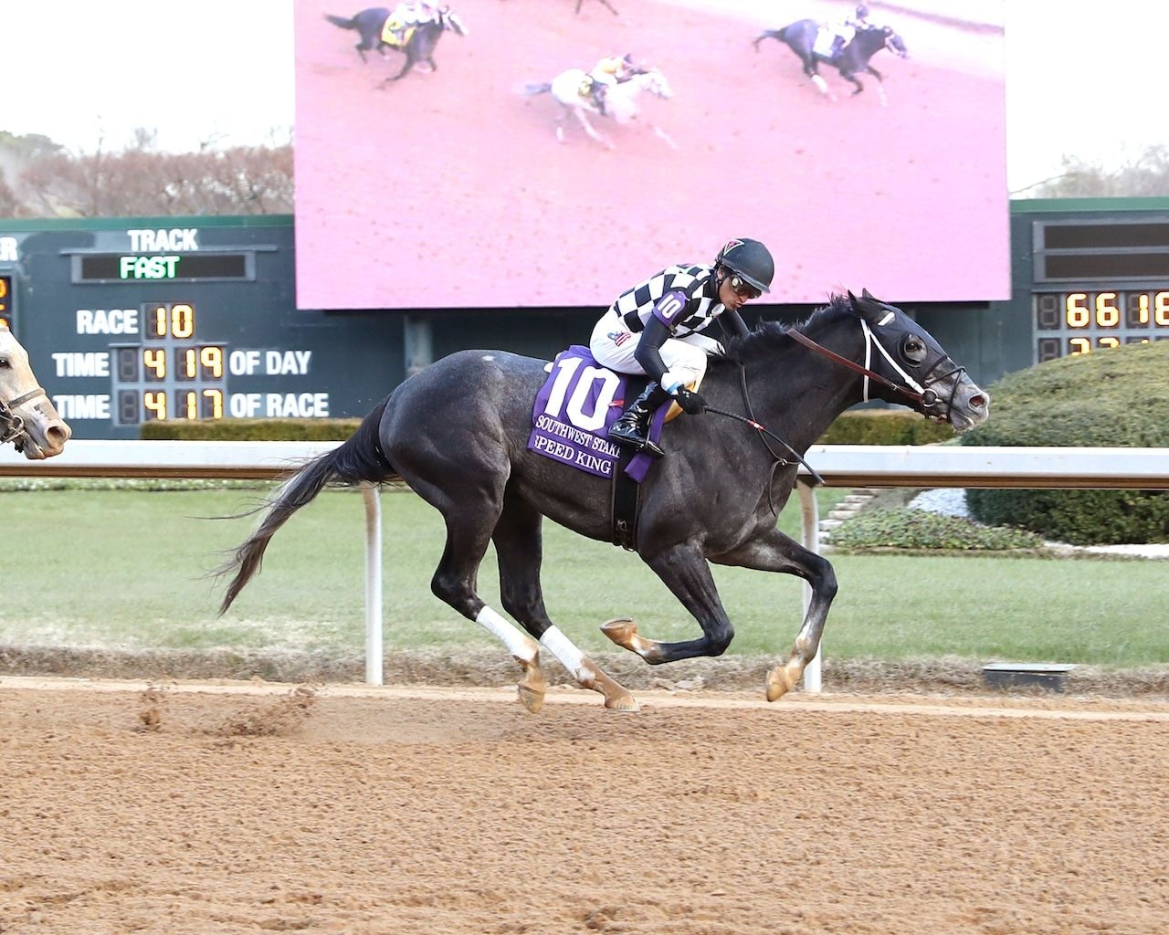 Speed King wins the Southwest S. at Oaklawn Park.