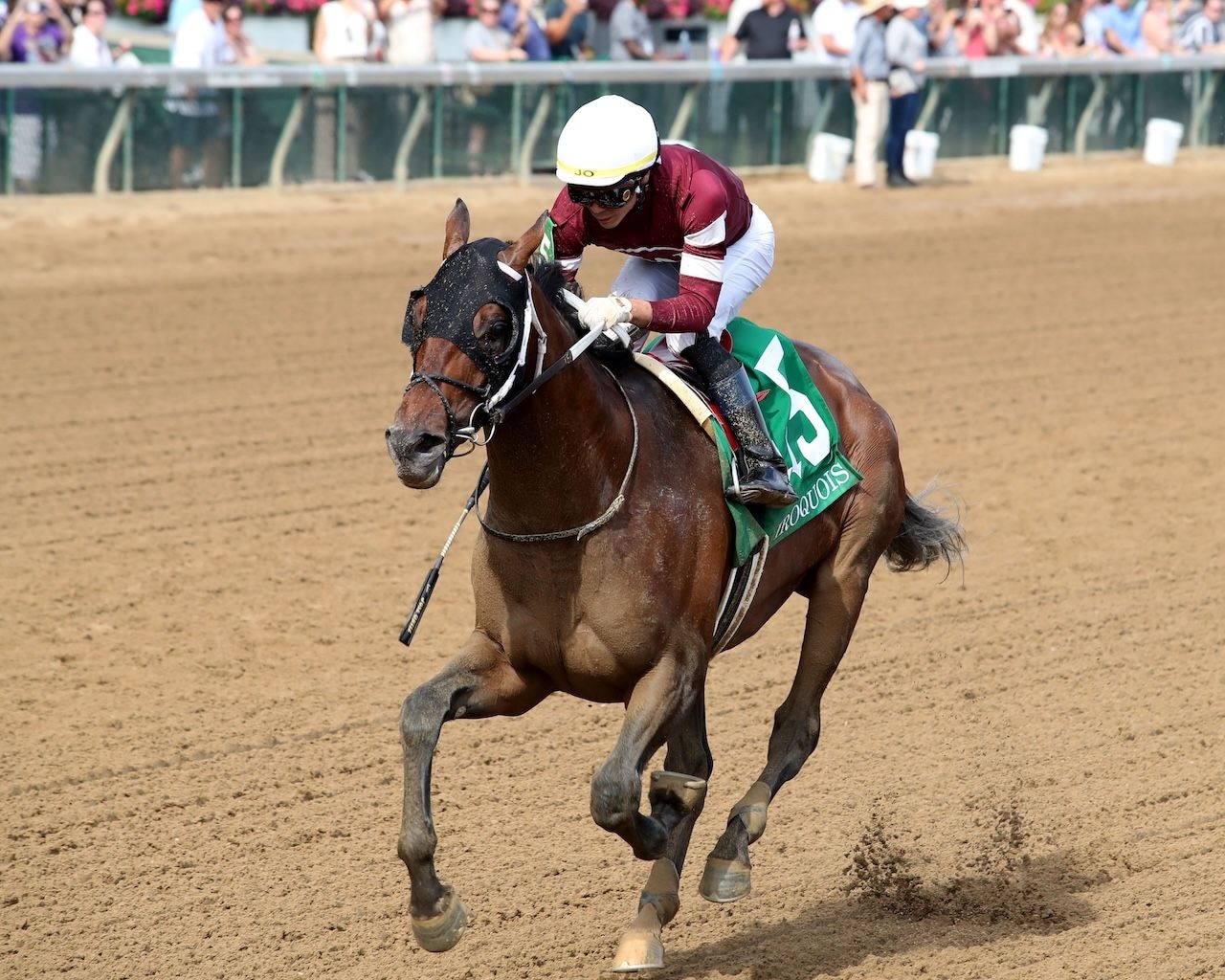 Spice Runner wins the Iroquois (G3) at Churchill Downs. 