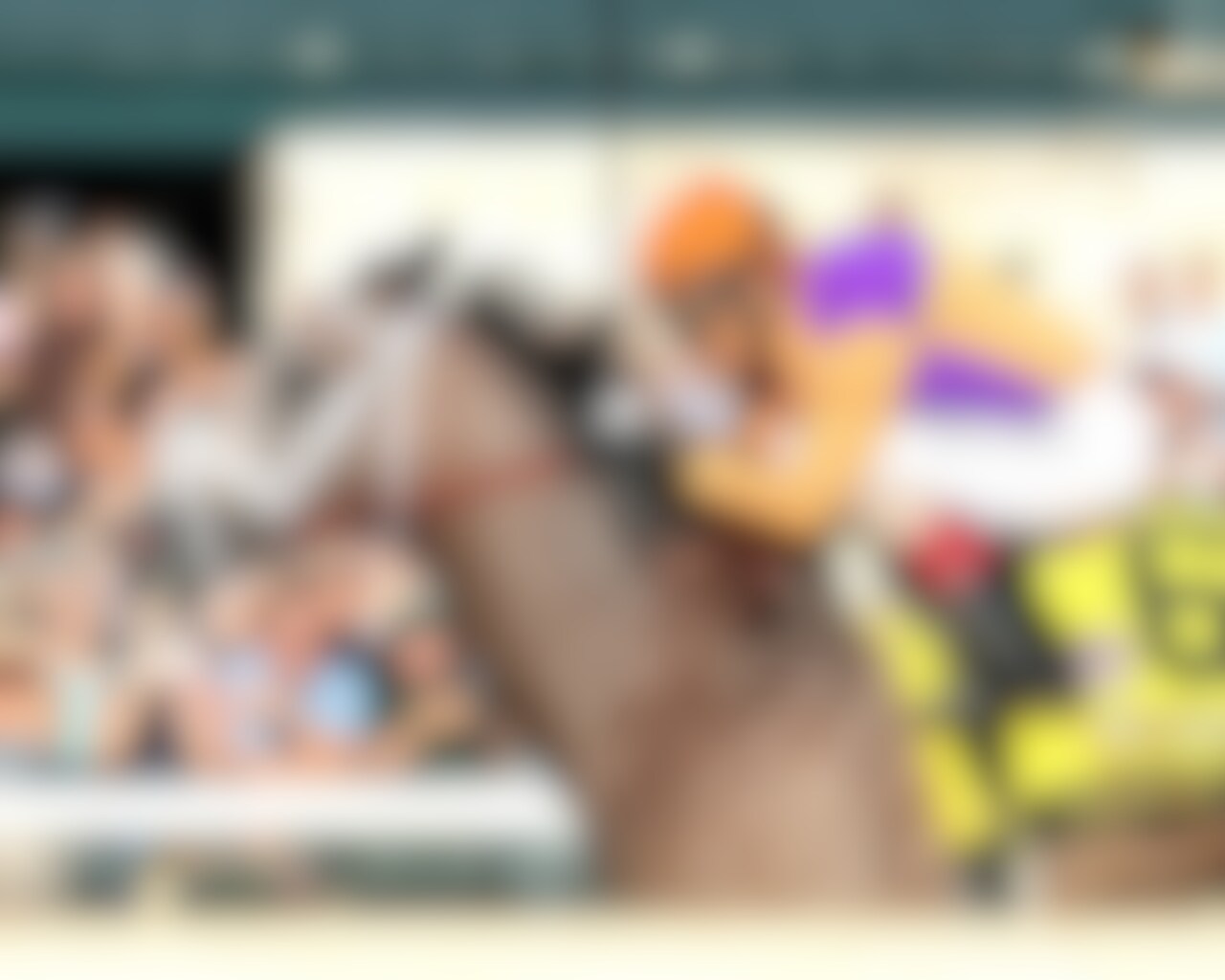 Ted Noffey wins the Breeders' Futurity at Keeneland. 