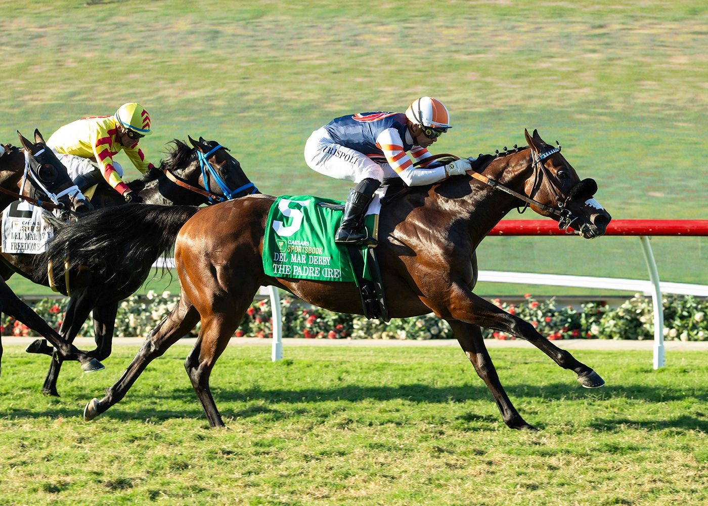 The Padre impressed with his acceleration in the Del Mar Derby