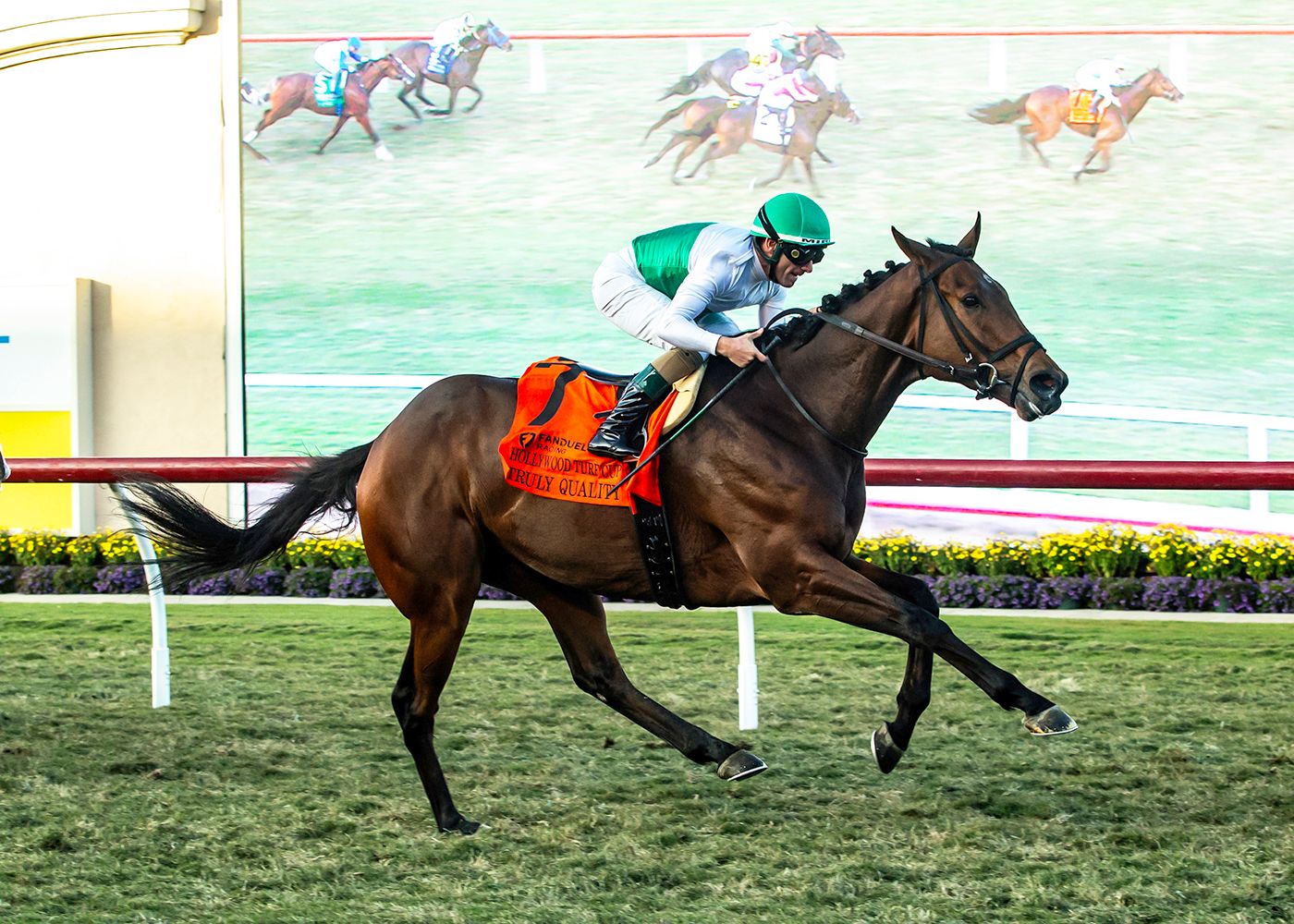 Truly Quality repeats in the Hollywood Turf Cup (G2)