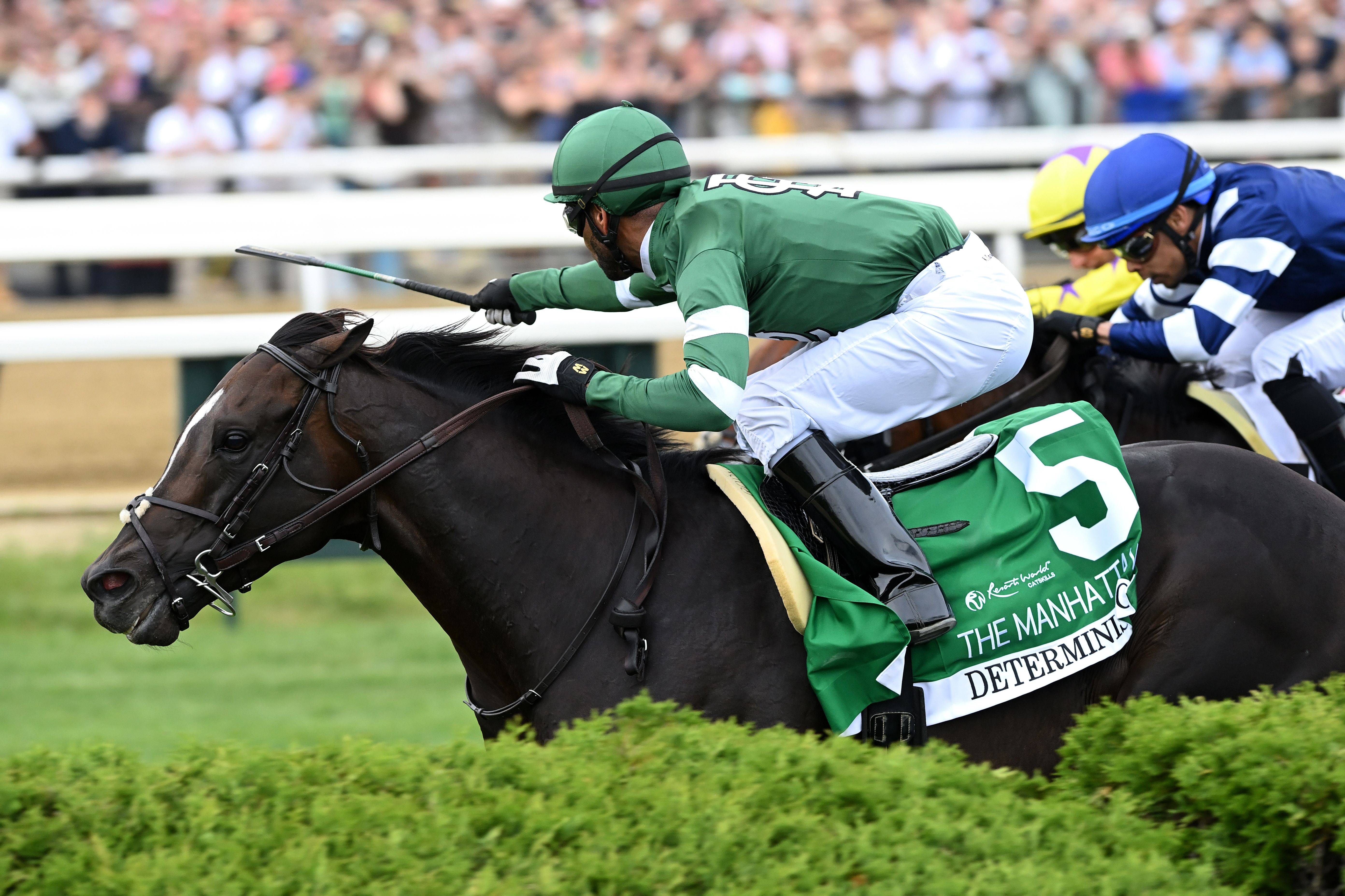 Deterministic wins the 2026 Manhattan (G1) at Saratoga.